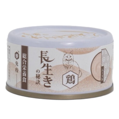 長生 貓罐頭．慕絲主食罐 雞肉80g