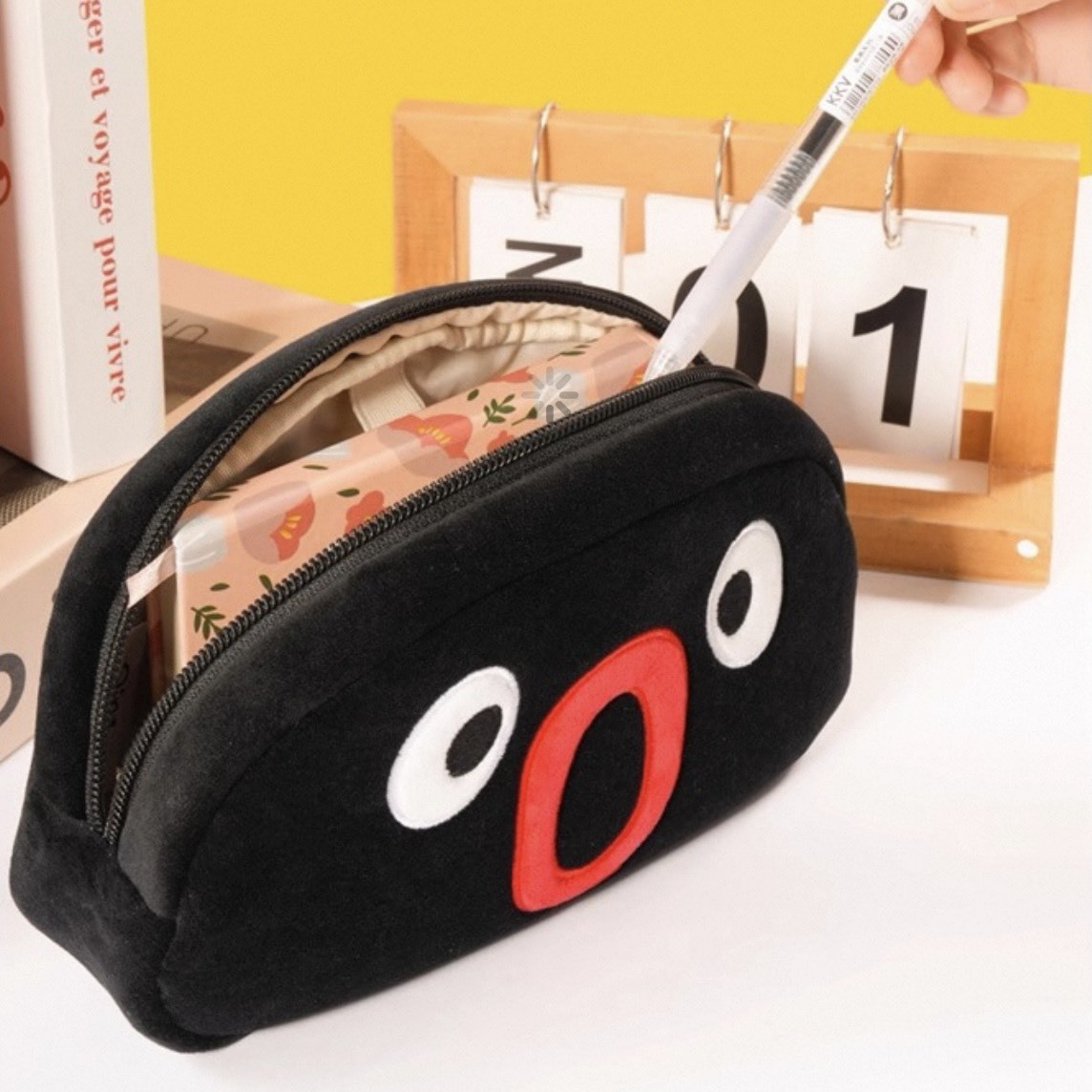 PINGU 企鵝家族 收納包 筆袋 文具 化妝包