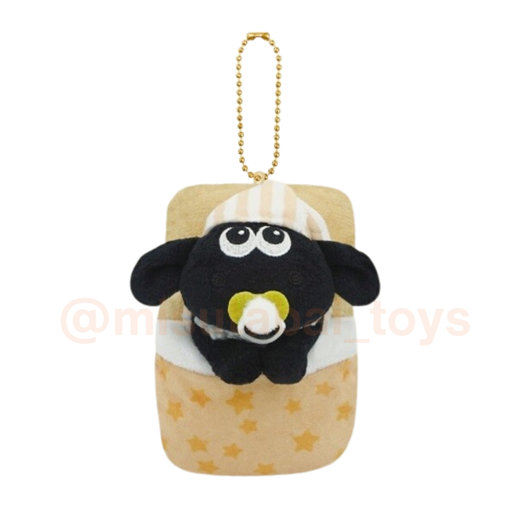 Shaun the Sheep Futon Mascot Keychain Shaun (Orange)