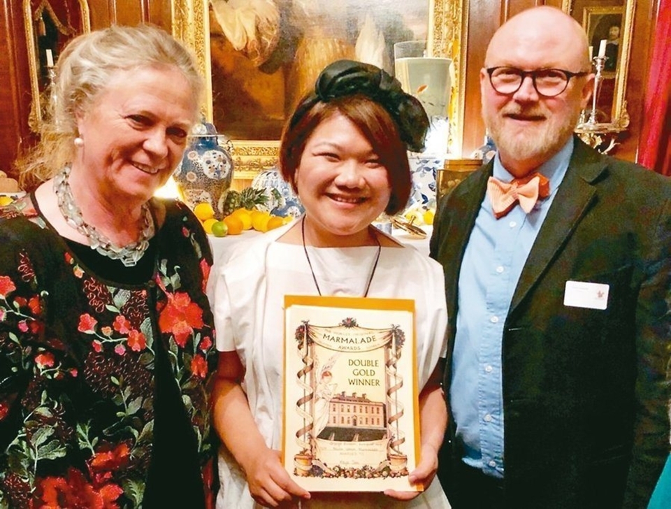 威士忌與台灣水果，碰出新風味，讓評審印象深刻、獲得世界柑橘類果醬大賽金獎的肯定。