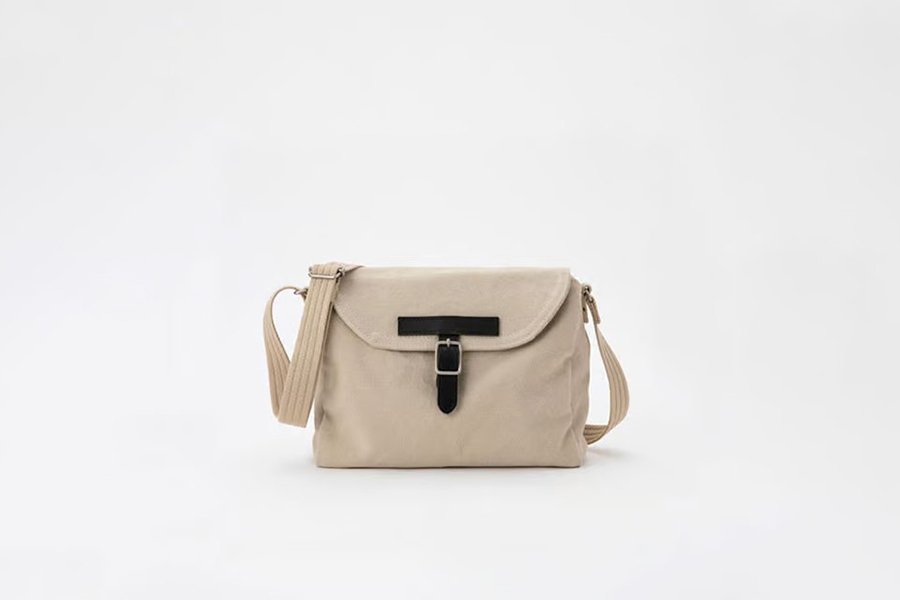中川政七商店 - BAGWORKS-POSTMAN MISSING PIECE MINI 羽毛灰