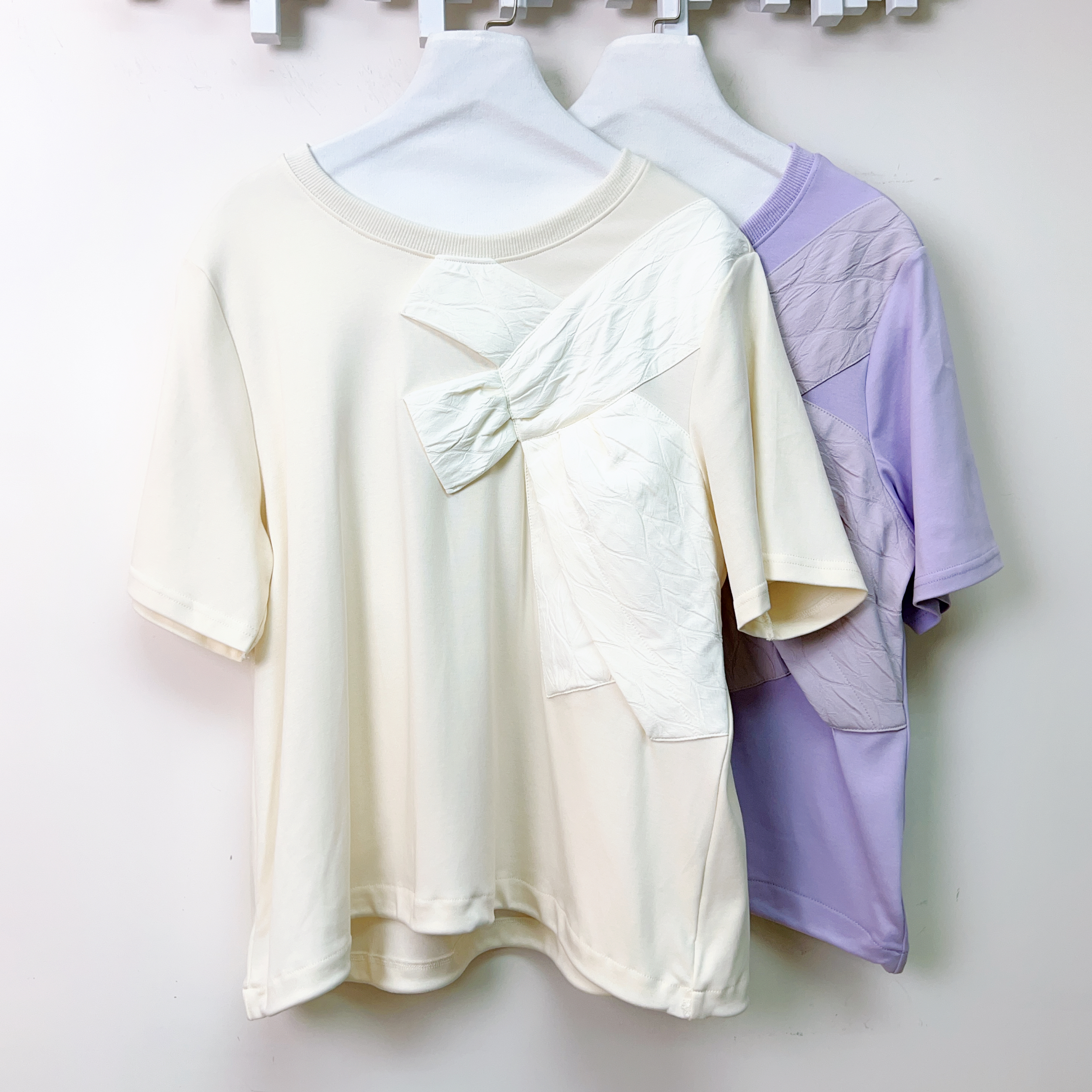 拼布滑棉上衣(胸42-48 腰46-50 長23吋)68857 #0303clo