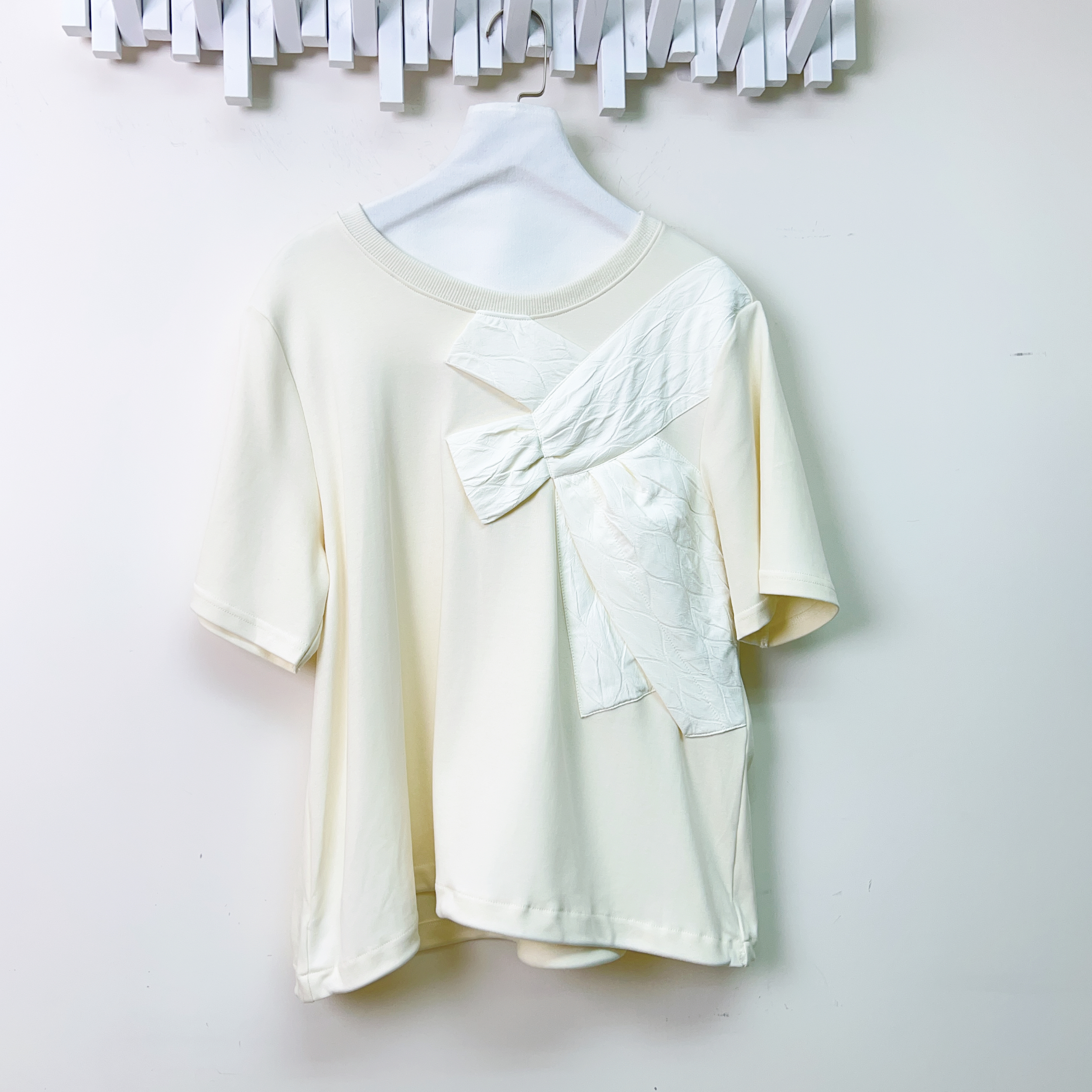 拼布滑棉上衣(胸42-48 腰46-50 長23吋)68857 #0303clo