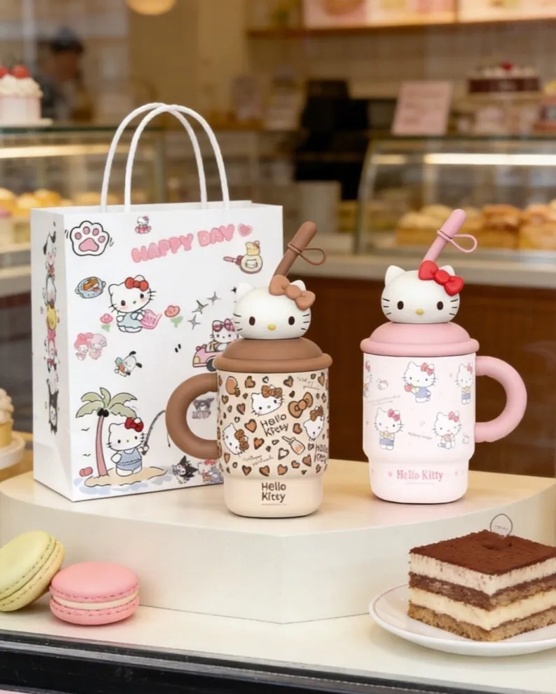 <好友一起買💖>SANRIO 三麗鷗 大頭造型吸管杯 保溫保冷 正版授權