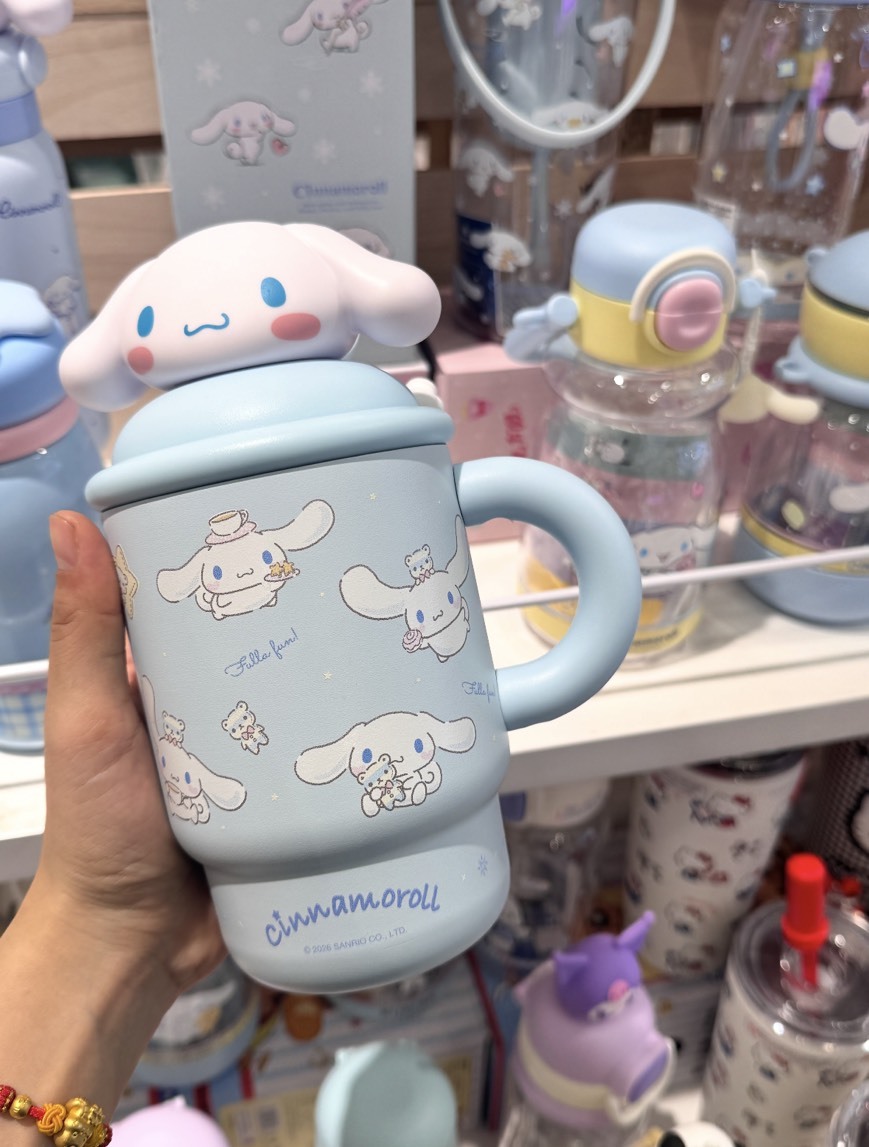 <好友一起買💖>SANRIO 三麗鷗 大頭造型吸管杯 保溫保冷 正版授權