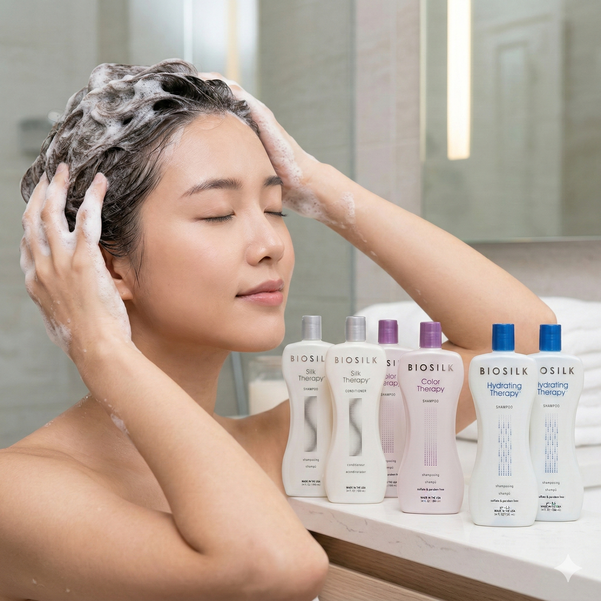 【直播】LX022804 BIOSILK 專業級洗護大容量套裝 (34 oz x 2)