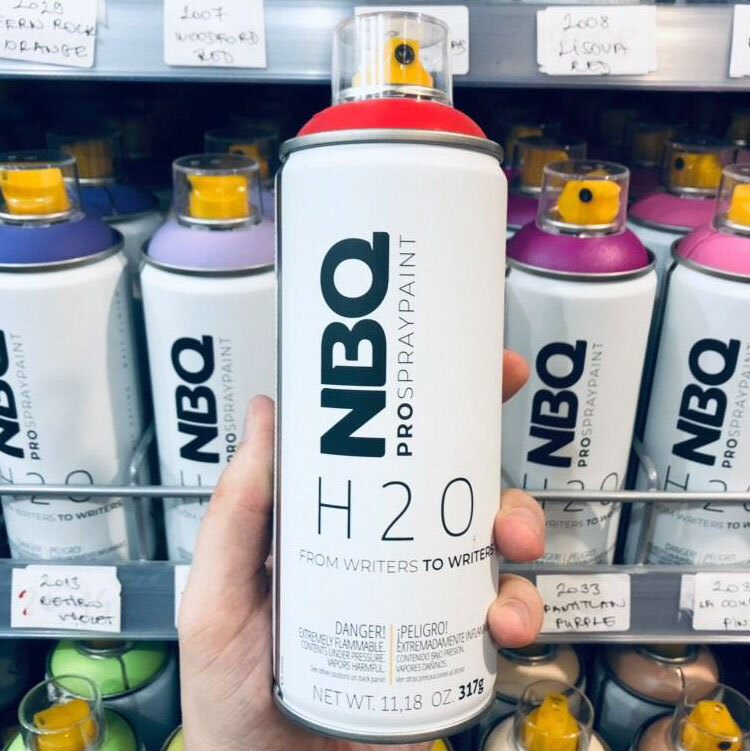 NBQ｜H2O 水性藝術噴漆｜400ml