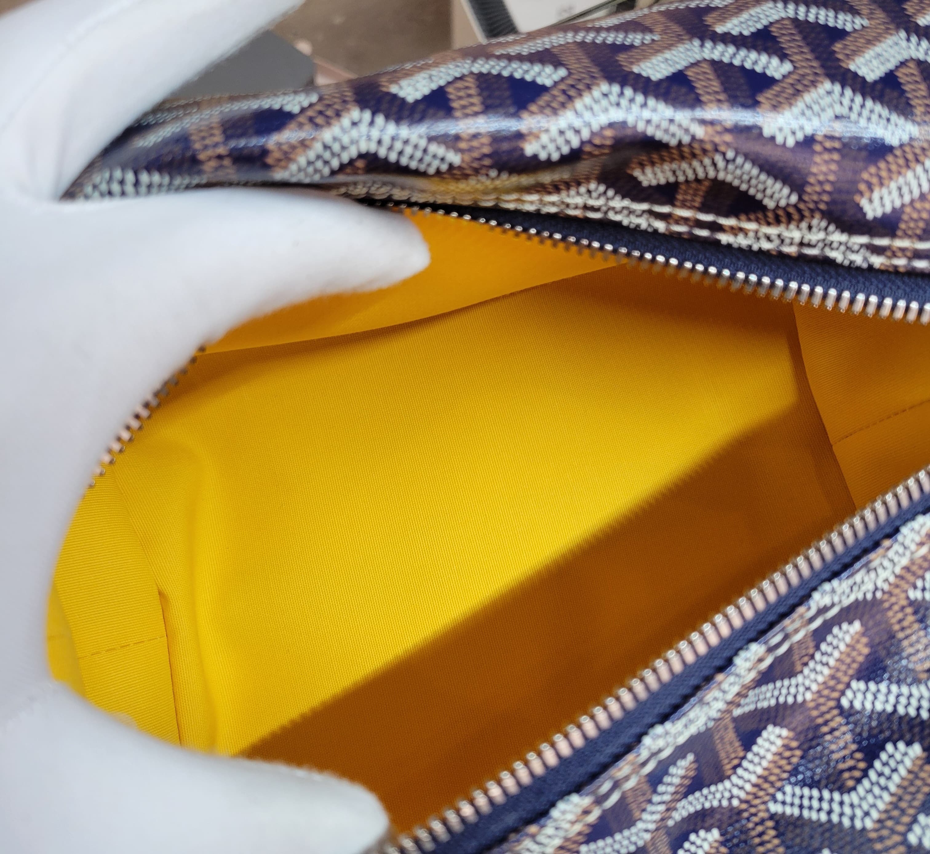 GOYARD Bowling 25 Toiletry Bag NAVY 深藍色