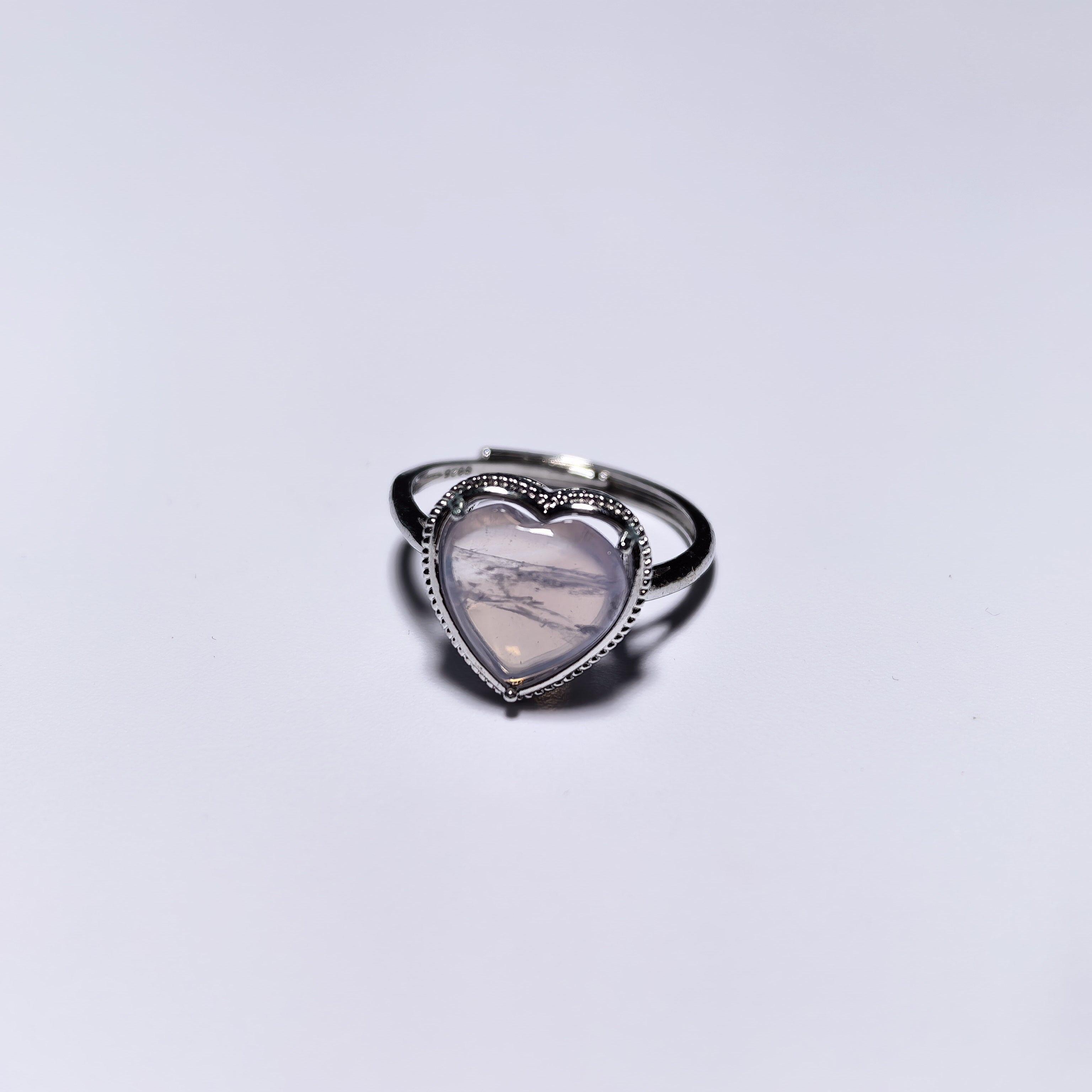 紫玉髓半銀戒指 CN940