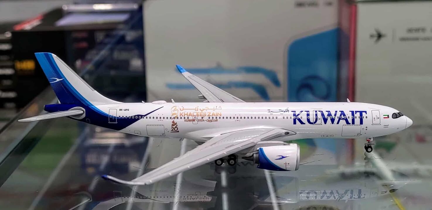 1/400 科威特航空空中巴士A330-800NEO [海灣贊恩 2024] 註冊號碼：9K-APG