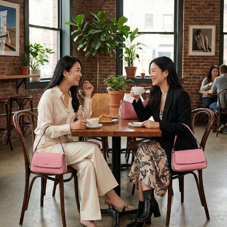 【預購】KATE SPADE H022822 粉色小方塊