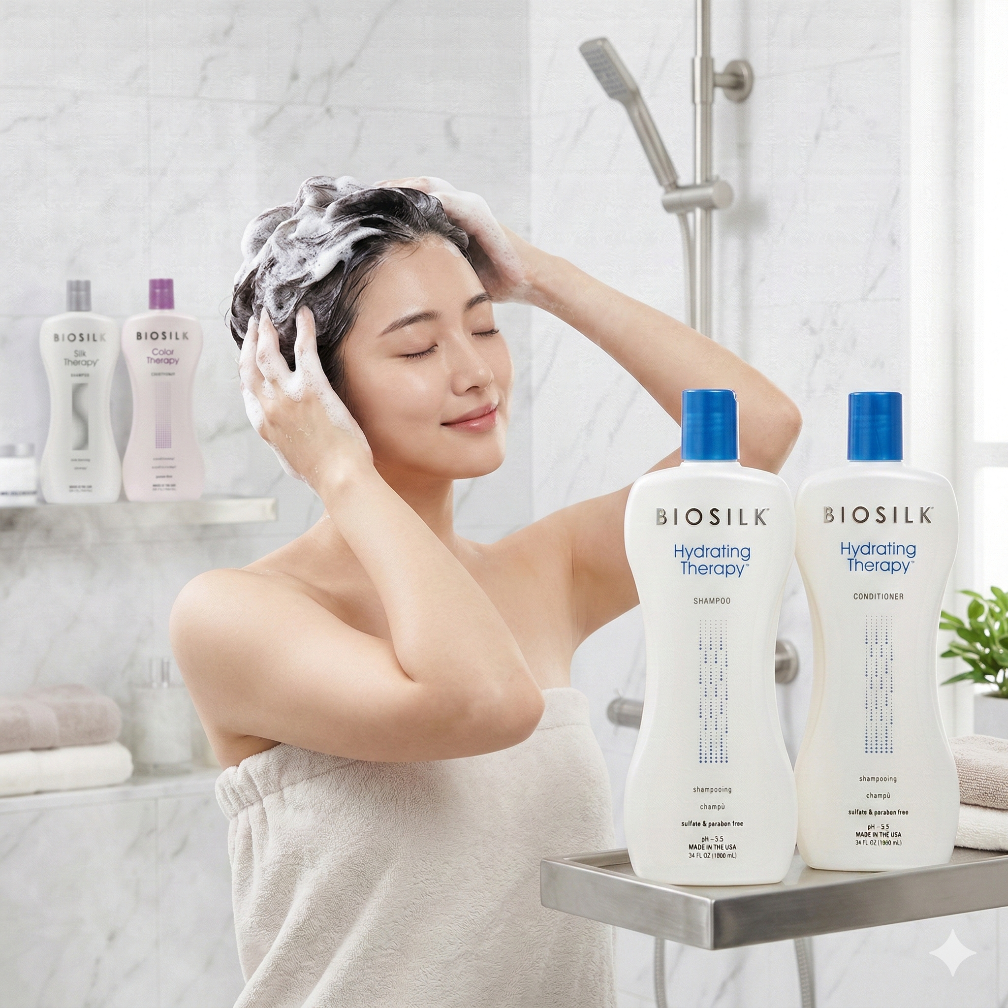 【直播】LX022804 BIOSILK 專業級洗護大容量套裝 (34 oz x 2)