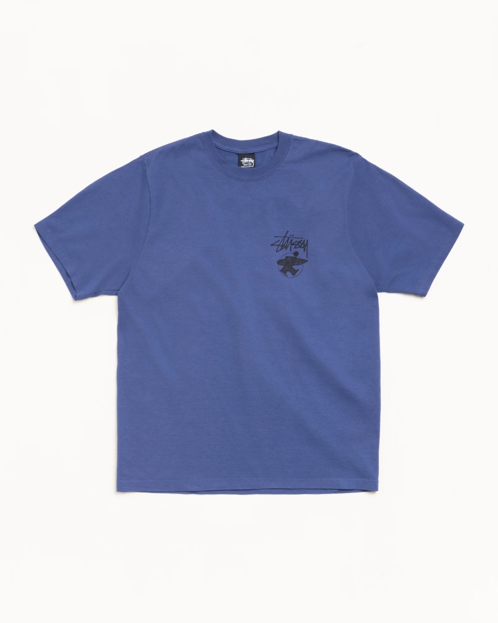 Stüssy STUSSY LONG HAUL TEE PIGMENT DYED 衝浪小人長板短T 4色