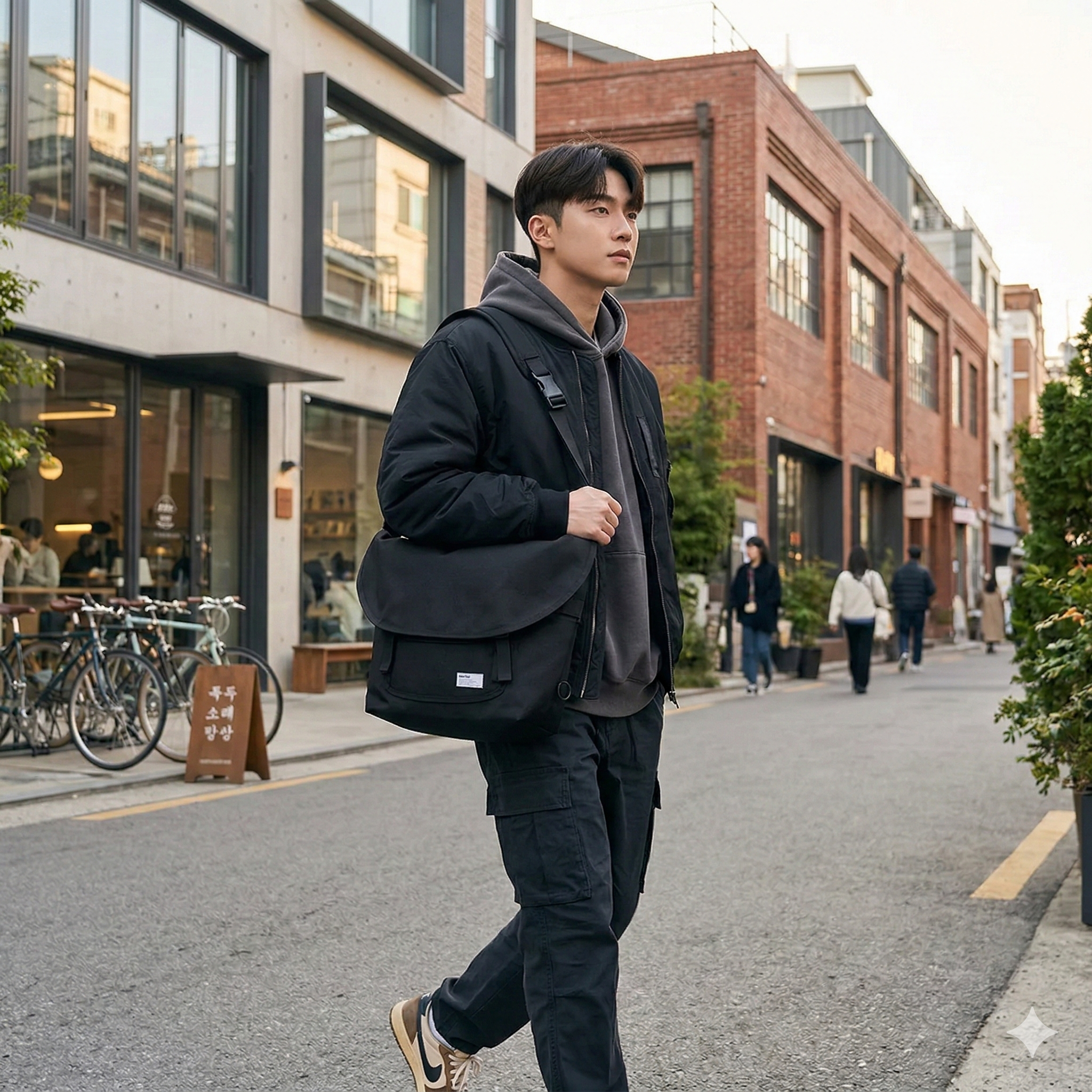 【韓國預購】AKR022524 MARKM Cordura 郵差包