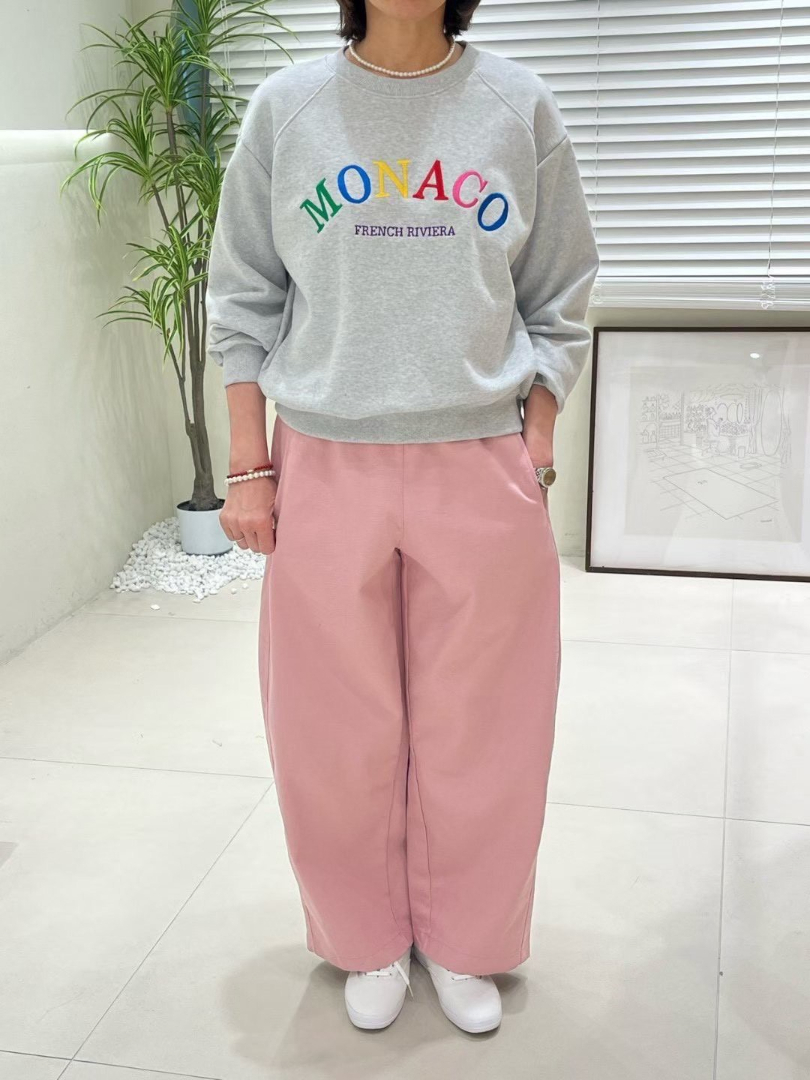 春日色彩繽紛寬版棉褲｜鬆緊腰顯瘦休閒長褲