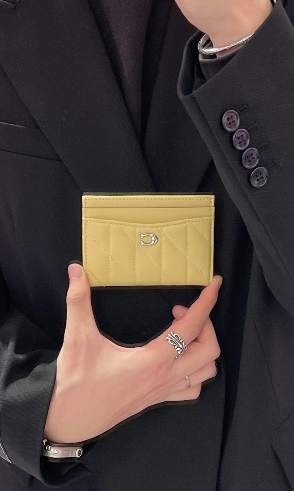 【3色入】Coach Essential Logo Cardholder