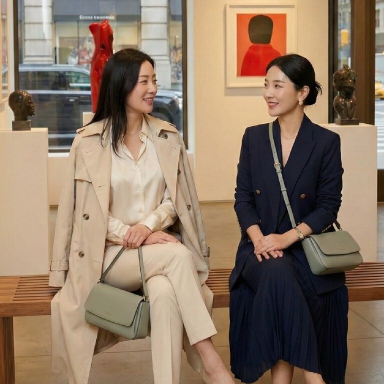 【預購】KATE SPADE H022825 灰綠小方塊