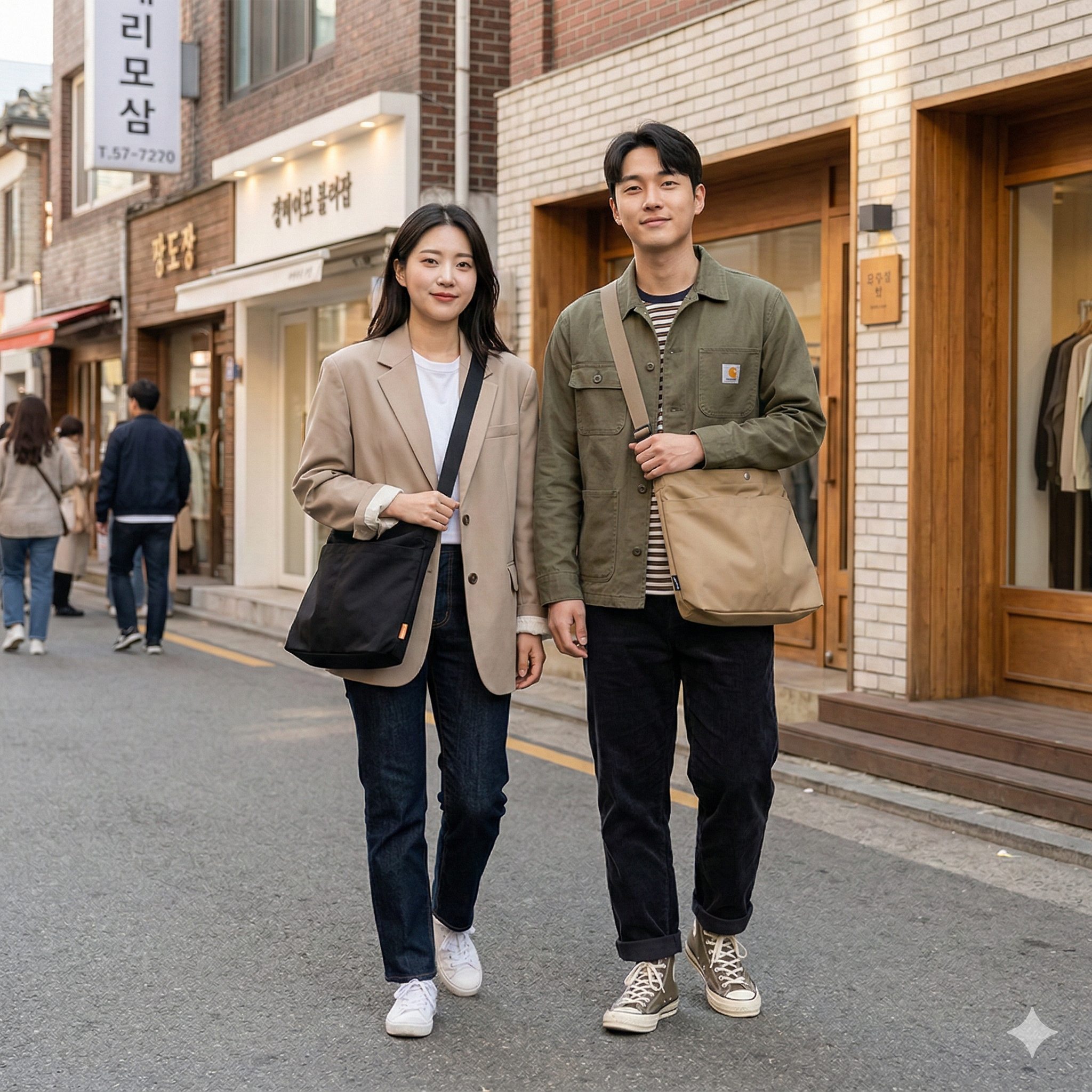 【韓國預購】AKR022525 MARKM Cordura 斜背包