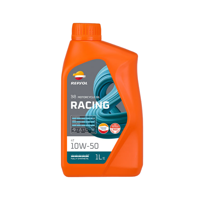 REPSOL RACING 4T 10W50 (1 BOX-12 BOTTLE)