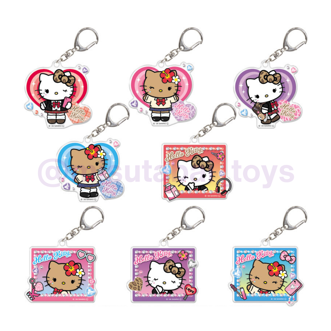 Sanrio Hello Kitty After School Girls 壓克力鑰匙圈盲盒