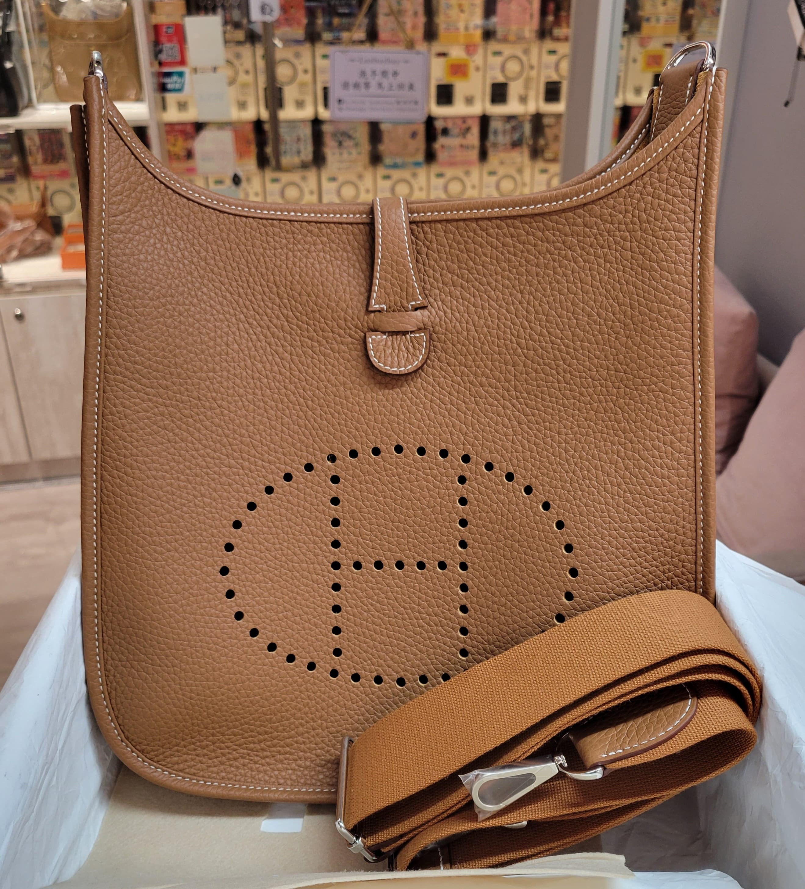 Hermes evelyne 29 gold ck TC 金銀