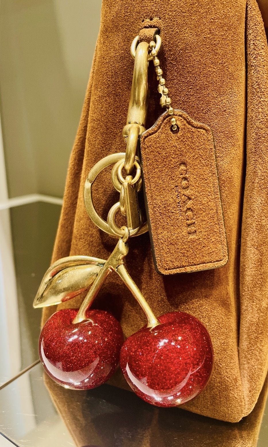 【2色入】Coach車厘子 吊飾