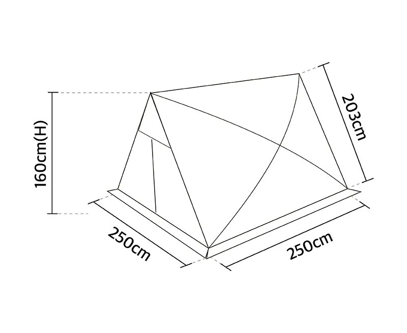 JakeLah｜J.x 2.5 多功能客廳帳｜黑化