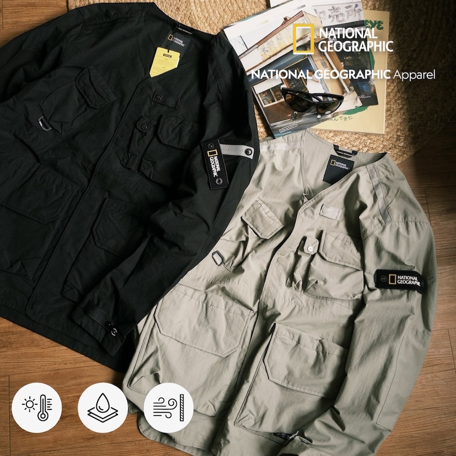 ⛰️National Geographic  無領機能 戰術外套
