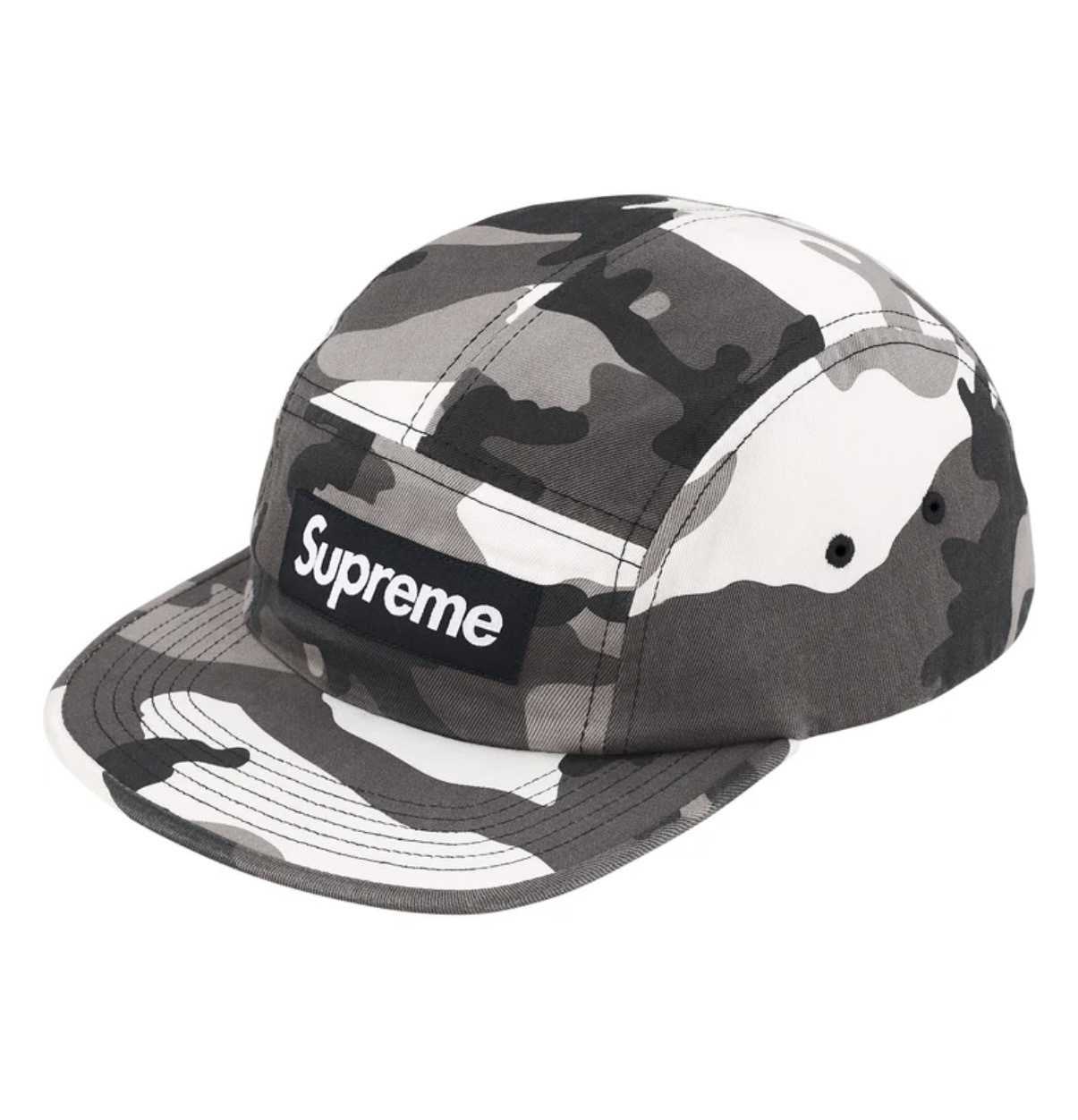 現貨┃Supreme 26ss Washed Chino Twill Camp Cap 五分割帽皮革調節帶