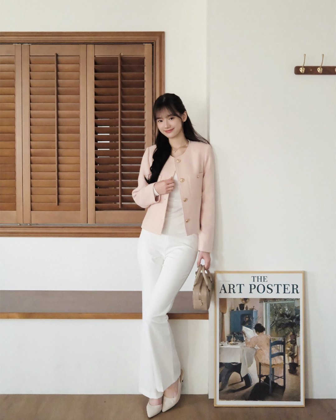 🌸Aurora 金釦高級小香外套  ( 2 colors)