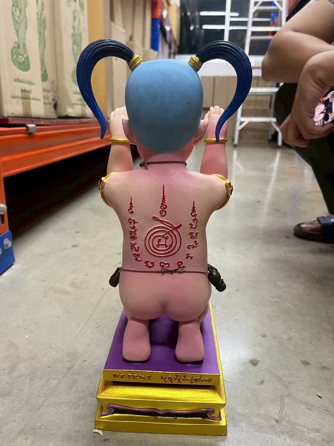 阿贊蘇斌 連同古巴念等眾高僧合力加持 開光 金臉雙煞古曼童