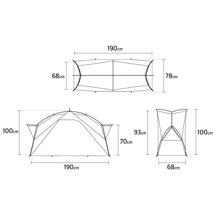 JakeLah｜J.cot 190 行軍床帳