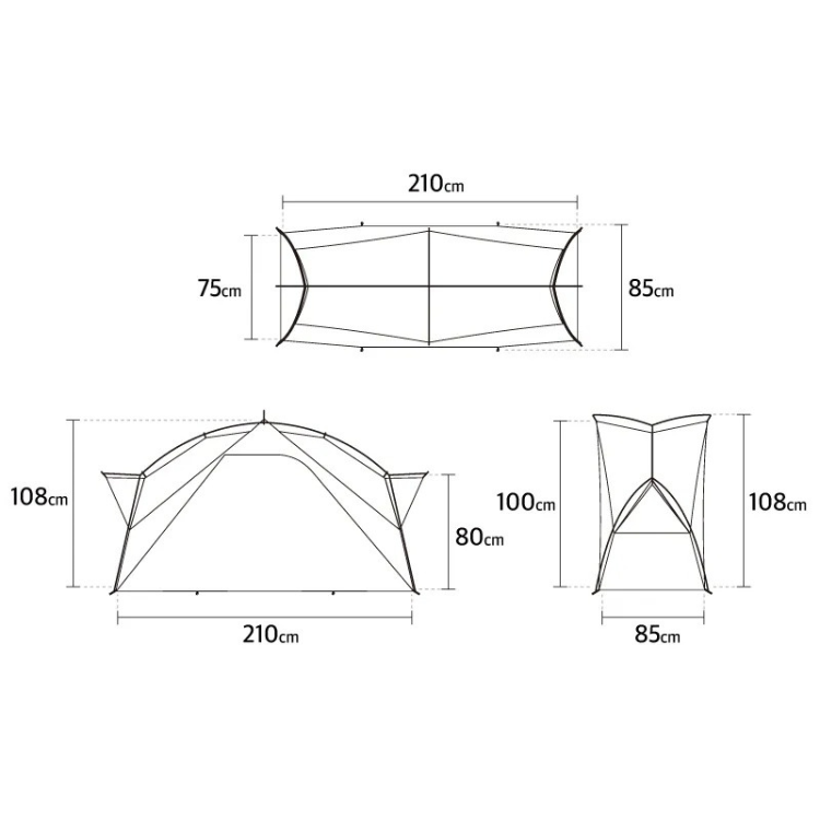 JakeLah｜J.cot 210 行軍床帳