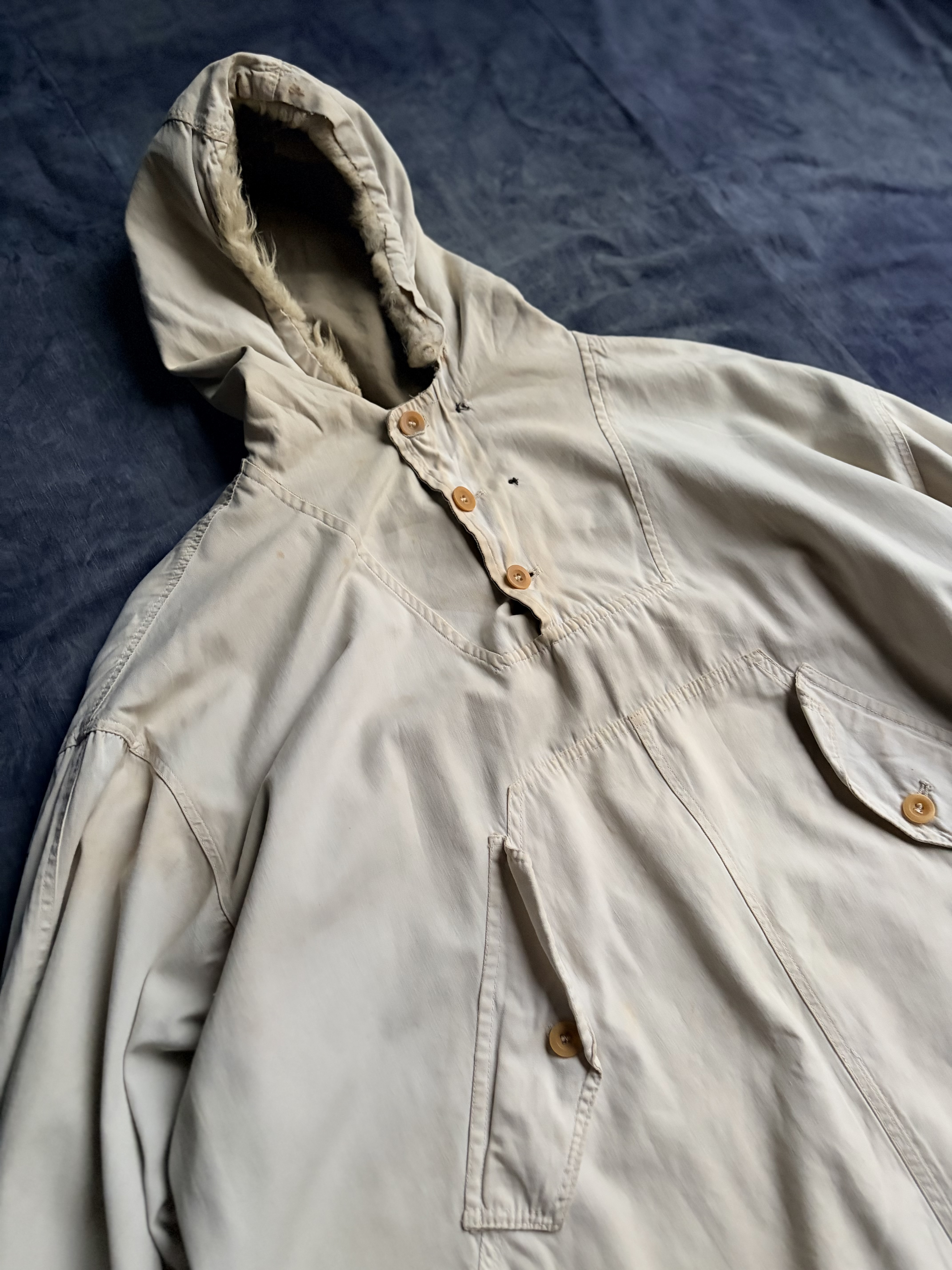 40s US Army M-1942 Snow Reversible Parka / 美軍寒帶部隊雪地迷彩大衣