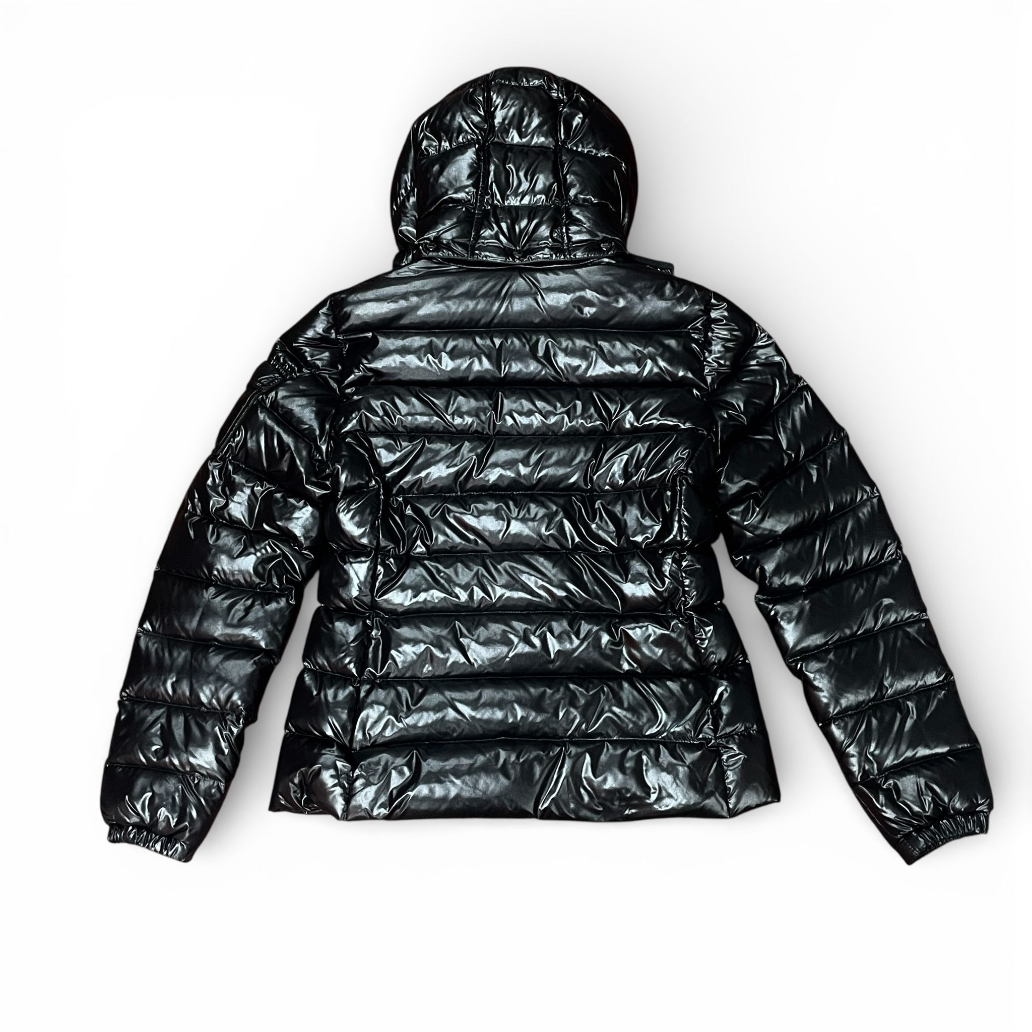 98%NEW二手MONCLER Bady羽絨短外套 S碼/1號 可拆式風帽 #香榭站正品