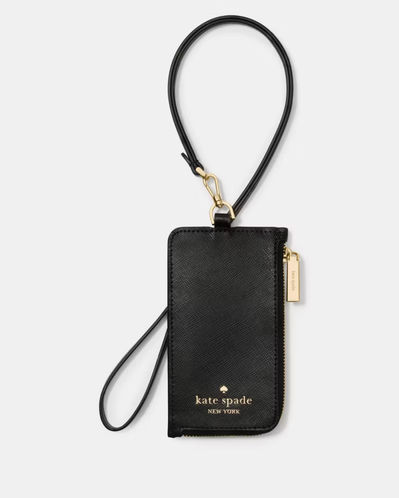 【預購】KATE SPADE H022833 卡片套連掛繩證件套