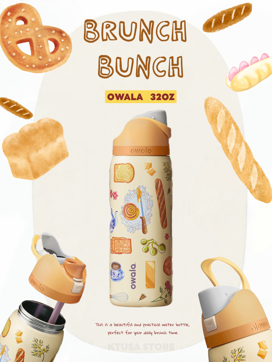 3/10發售‼️Owala 「即將發售」Brunch Bunch FreeSip 32oz