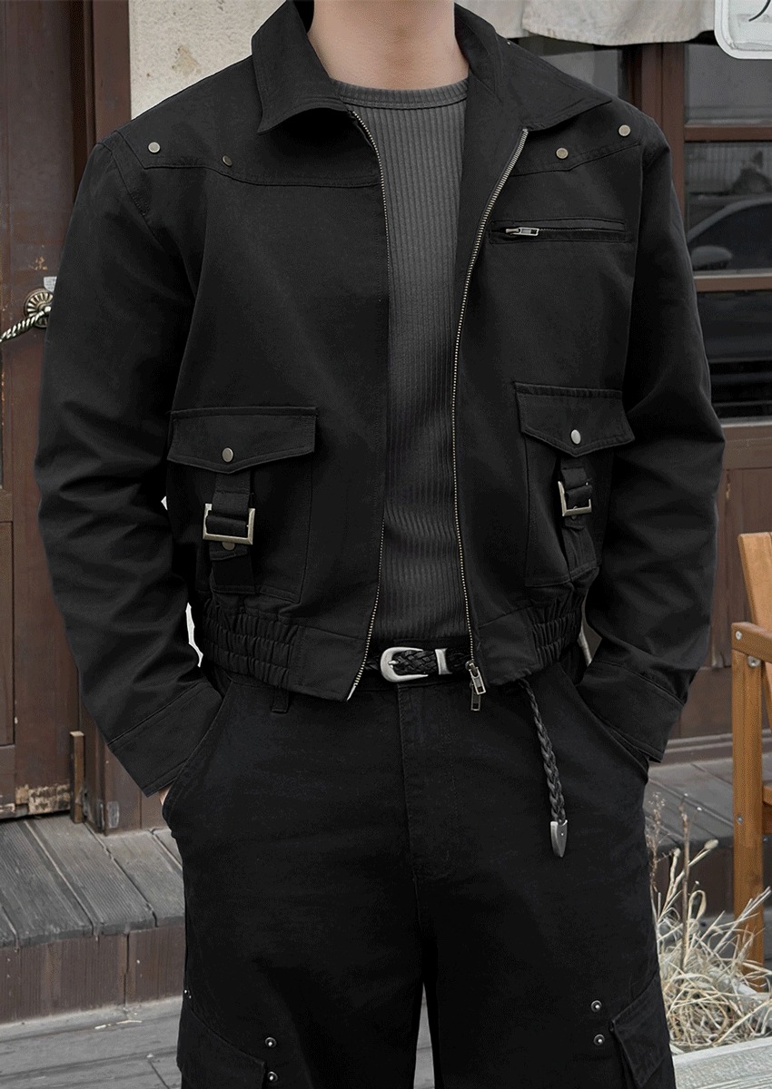 西部風格工裝夾克