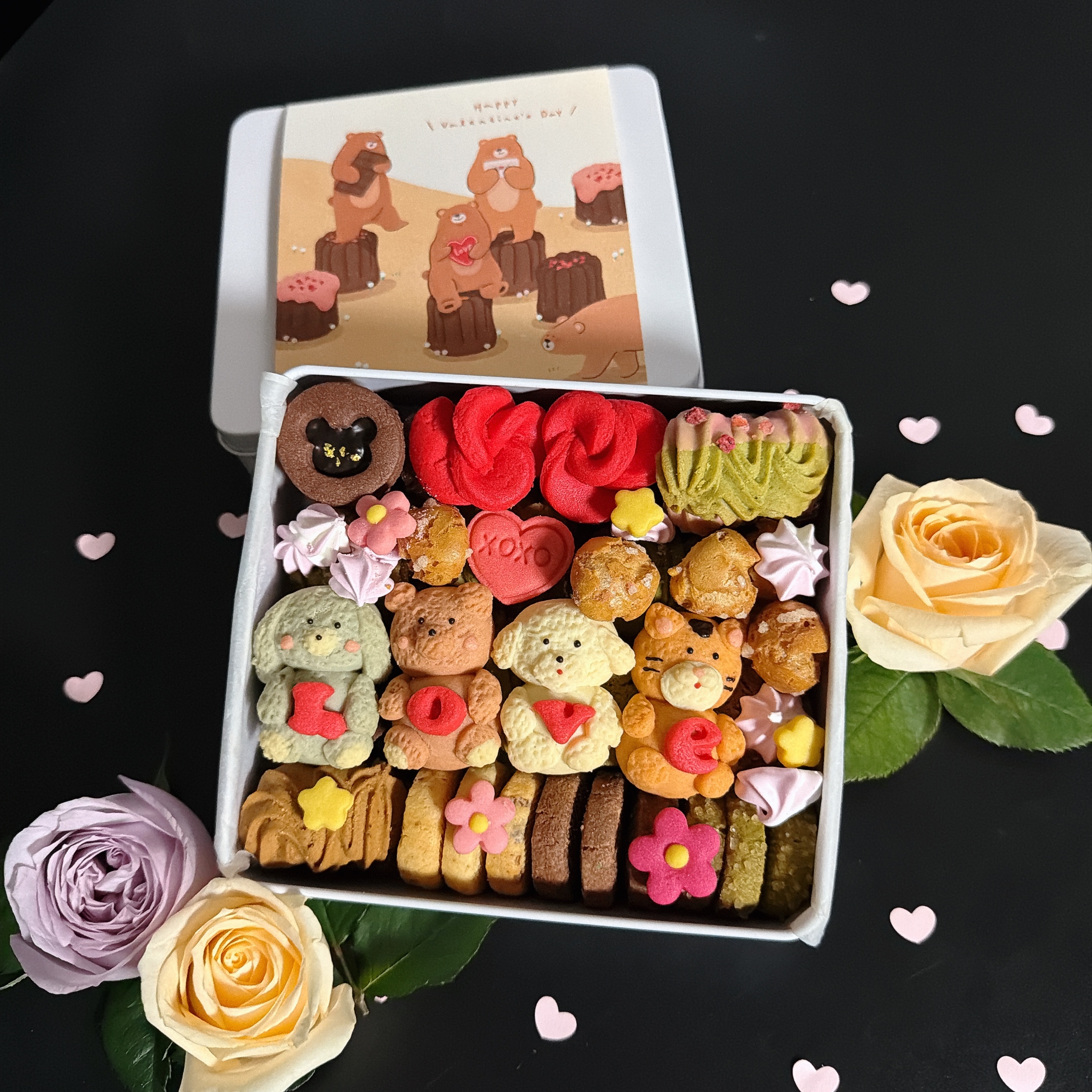 情人節限定餅乾鐵盒