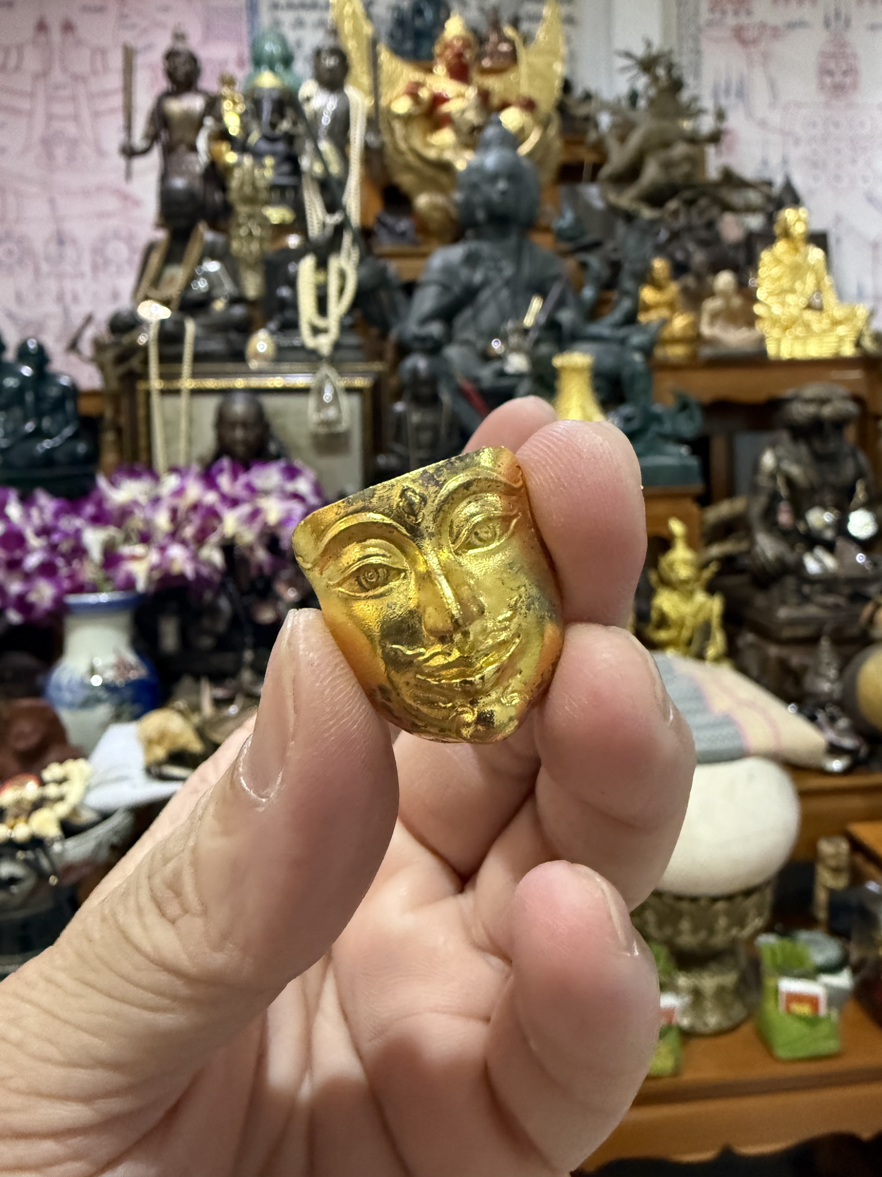 阿贊白 黃金富貴面（KE103）