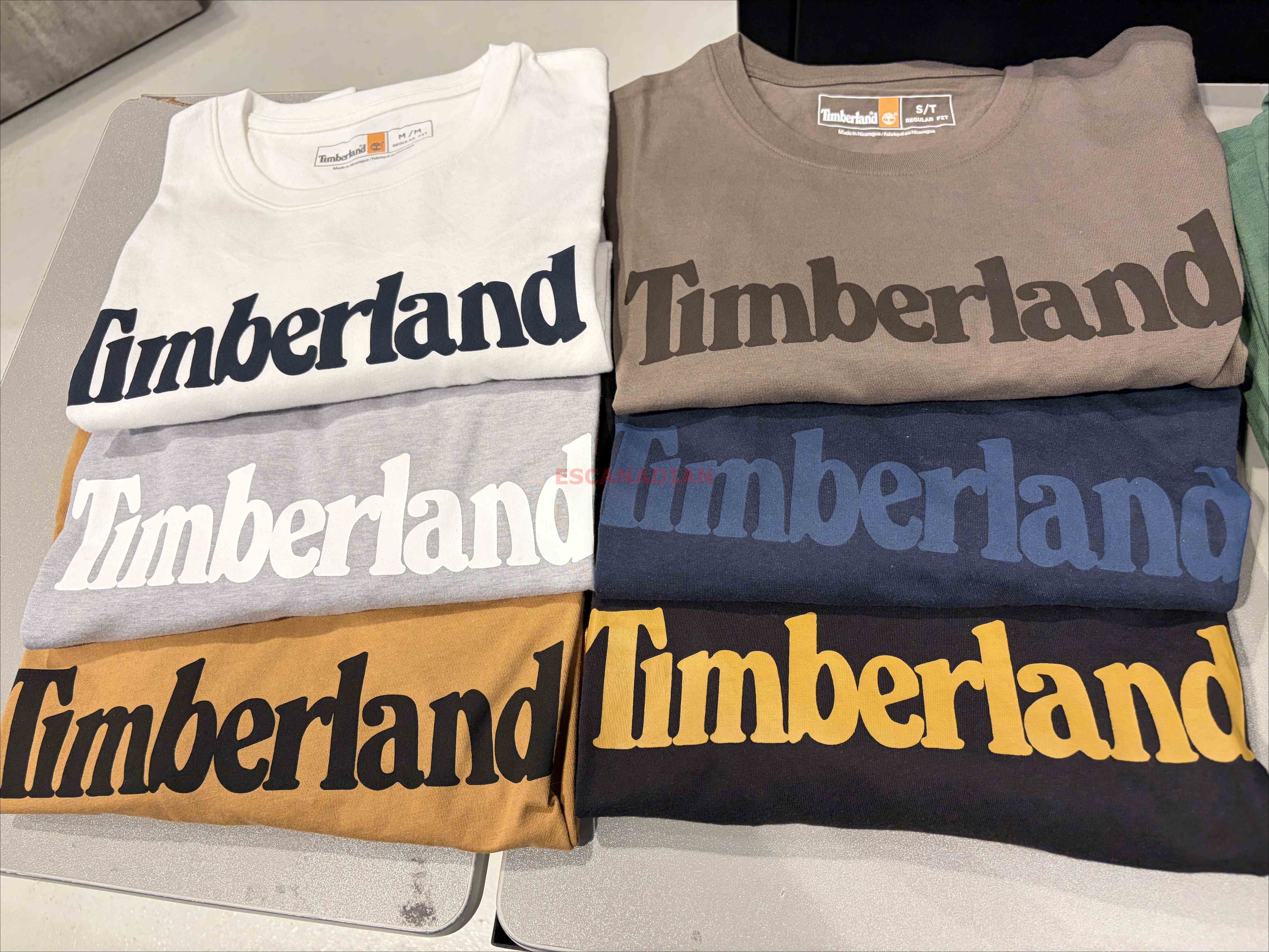 Timberland 大人 經典字樣 短TEE (8色)