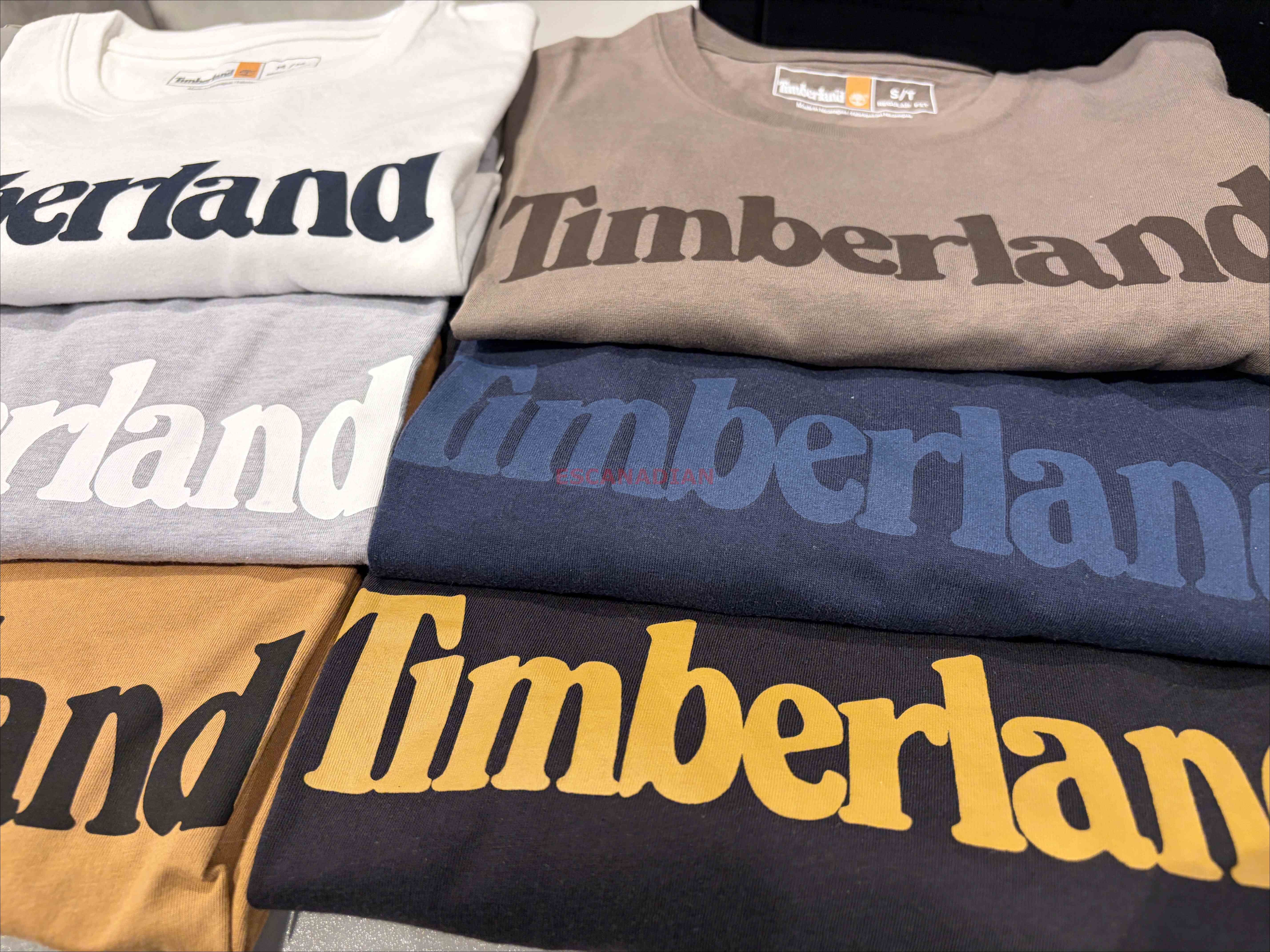 Timberland 大人 經典字樣 短TEE (6色)