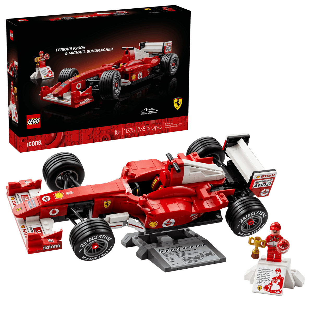 LEGO 11375 Ferrari F2004 & Michael Schumacher