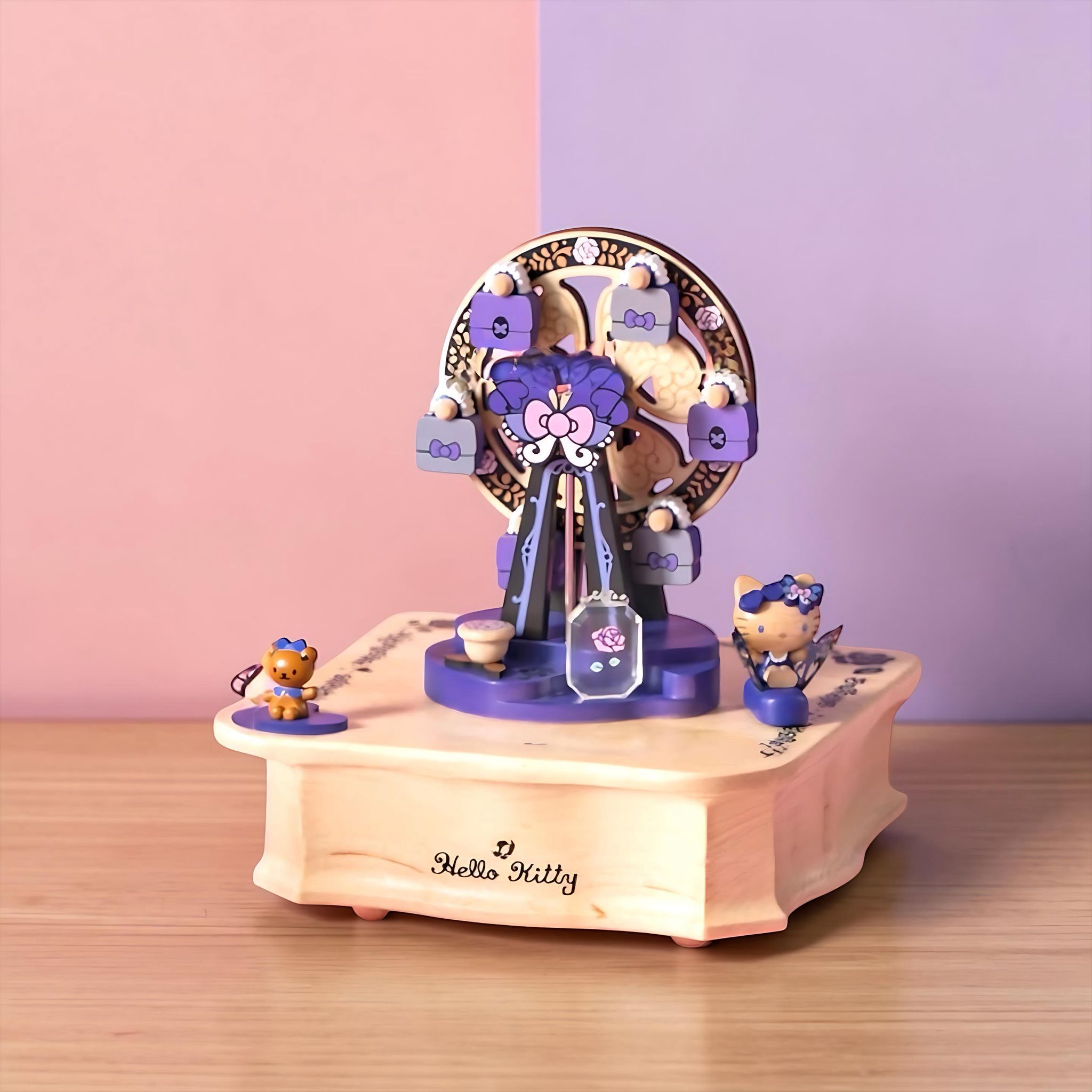 26066-KT Sanrio Hello Kitty x Anna Sui 聯名摩天輪音樂盒 #TW-AS26