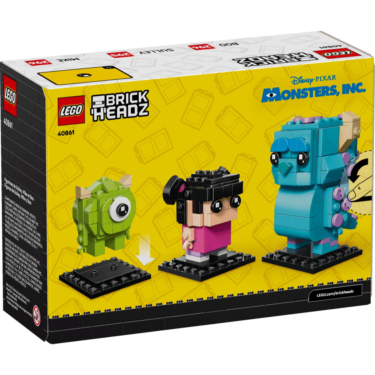 LEGO 40861 毛怪、大眼仔和阿布玩偶