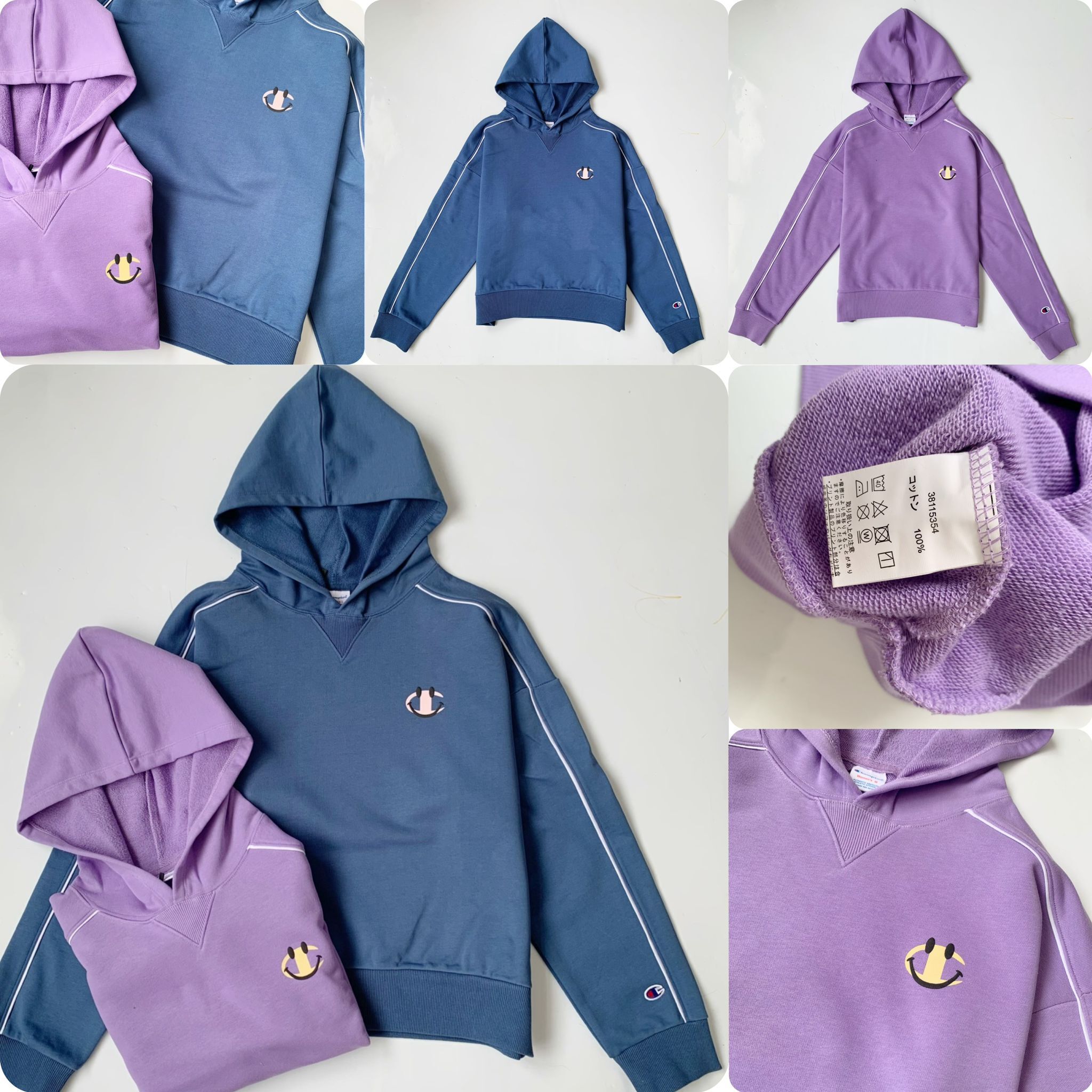 Cha*mpion微笑Logo長袖連帽衛衣-2600109-260315