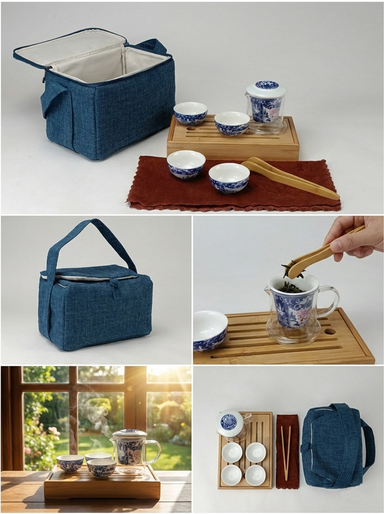 鹿港窯禮品館│行動茶具組|把一席茶,帶進生活每一刻