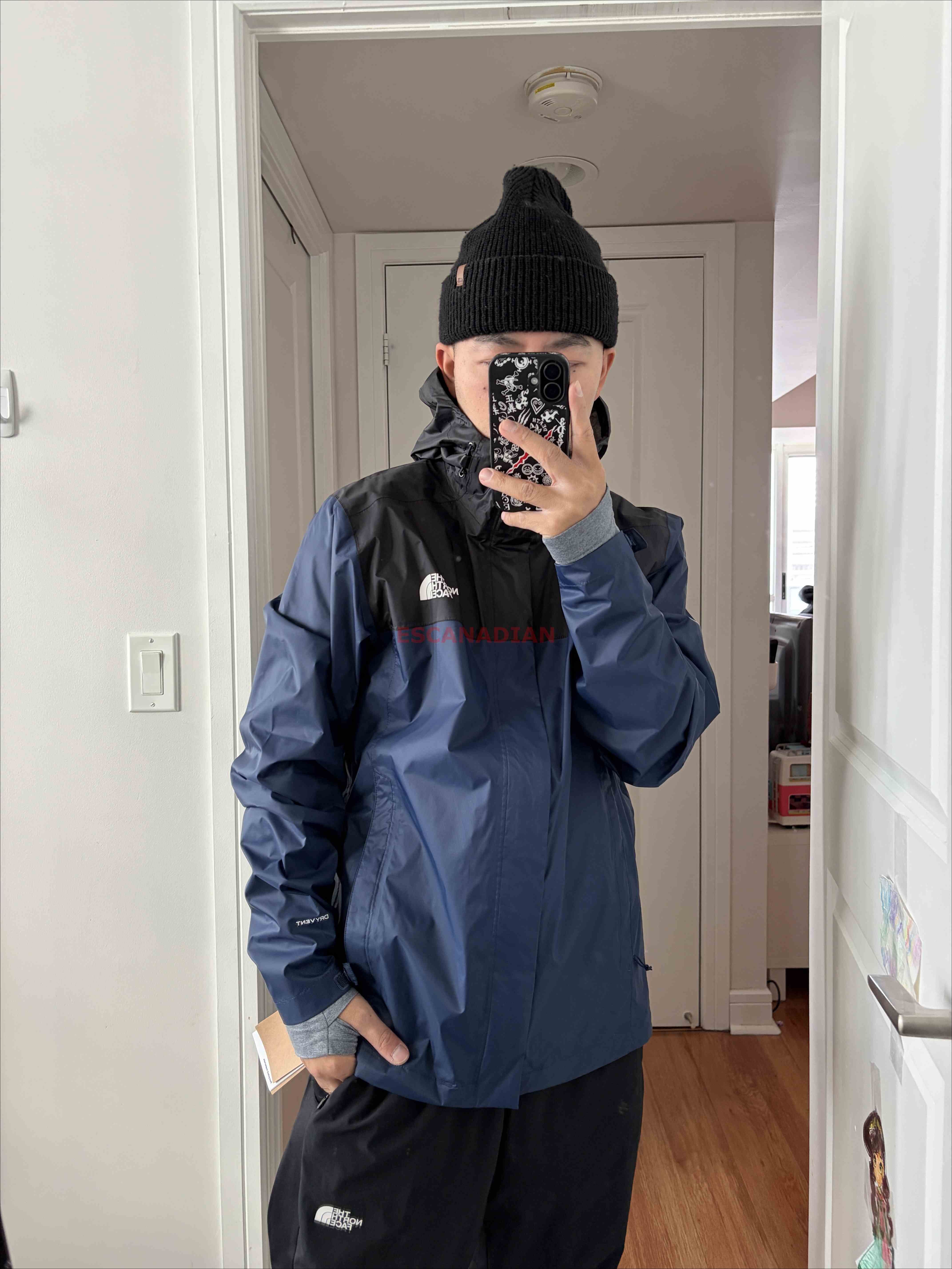 THE NORTH FACE 男大人 Dryvent面料 多功能 高係數防水 防風 可收納 連帽 風衣外套