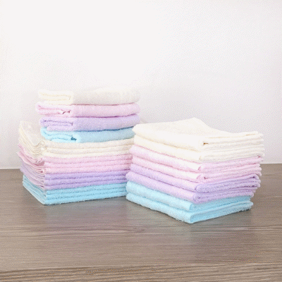 12入與24入組雲朵家用童巾，經濟實惠的家庭更換選擇