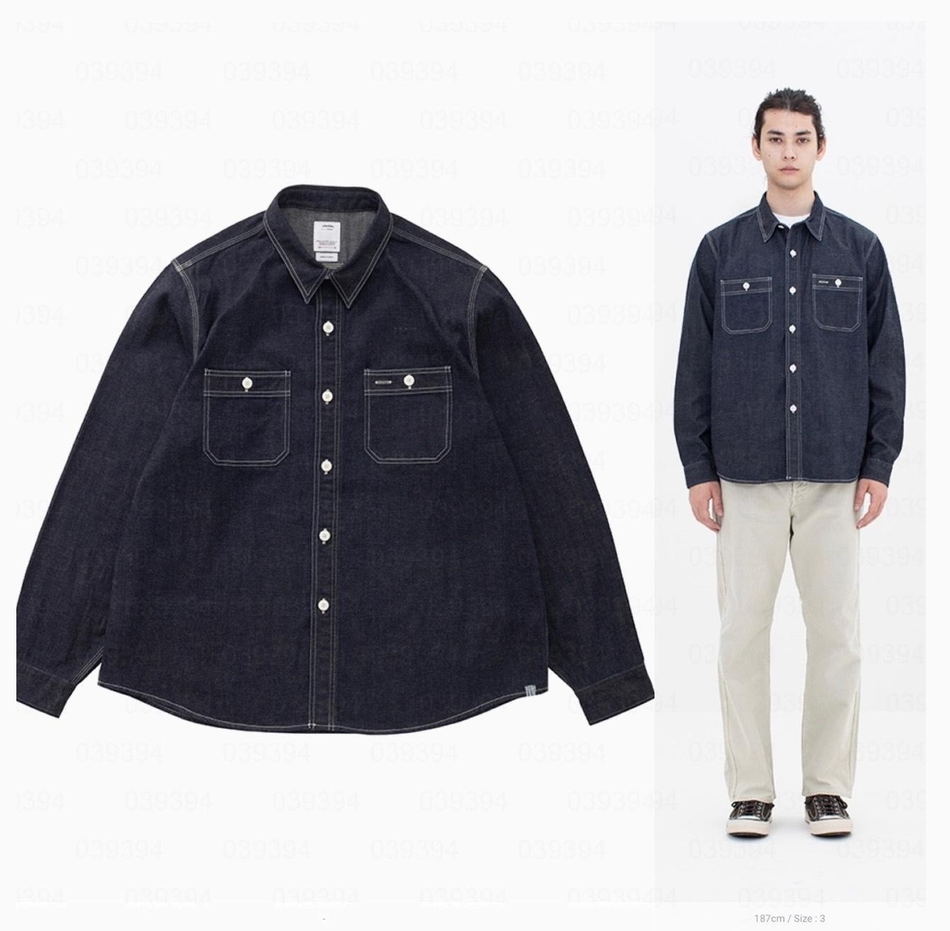 VISVIM 2026 S/S SOCIAL SCULPTURE LARRIKAN SHIRT L/S *MUD OVERDYE - PRE ORDER ITEM (預訂中)